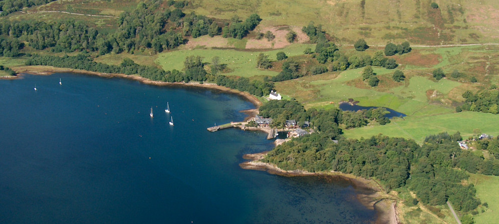 Location of Melfort Pier & Harbour